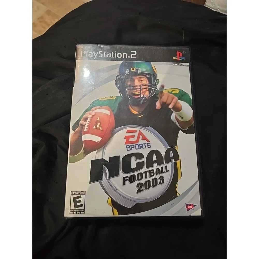 *Case Only* No Game NCAA Football 2003 Sony PlayStation 2 W/ Manual Plastic Dam.